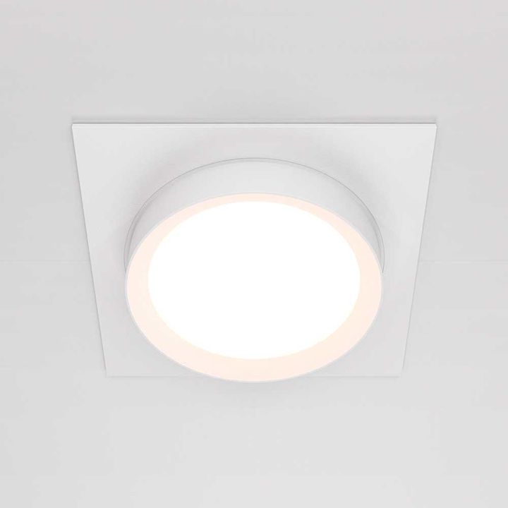 Встраиваемый светильник Maytoni Hoop DL086-GX53-SQ-W