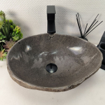 Раковина из речного камня RS-64940 46*35*15 0861