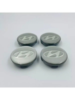 Колпачки на литые диски с эмблемой Hyundai 59 мм 4 шт