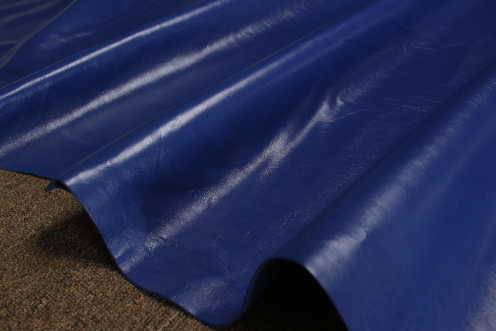 0,5-0,7 Кожа Подкладочная Галантерейная Азурит