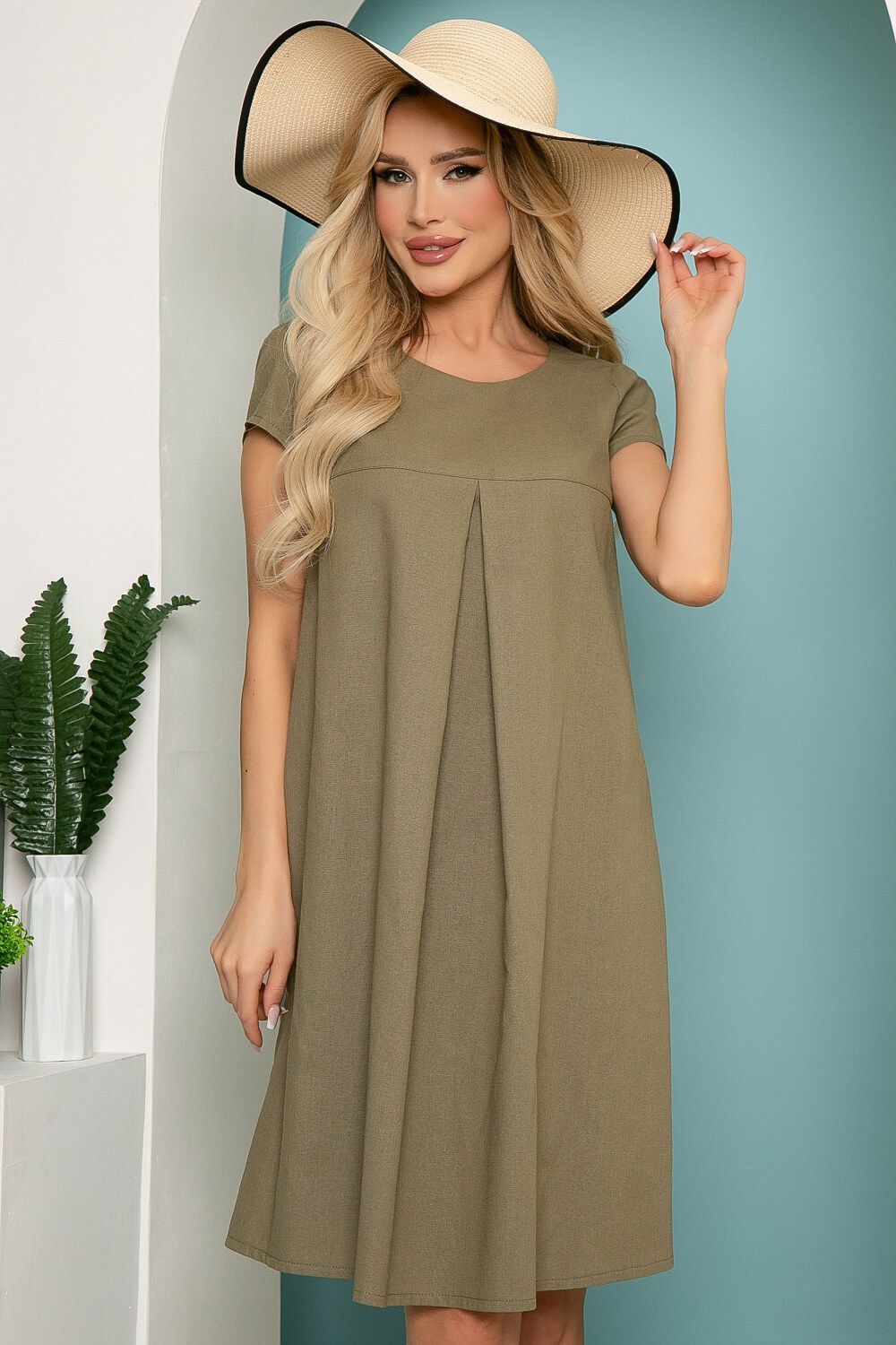 Платье "Жоржетта" (олива) П5852 LT Collection