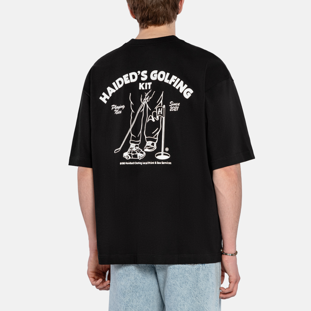 Футболка Haided GOLFING KIT RLXD HW TEE black