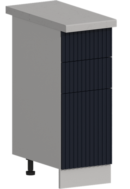 Кухня Модуль ШН3Я 300 Белый / Индиго софт