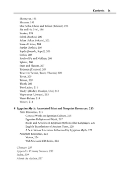 Handbook of Egyptian Mythology | Geraldine Pinch