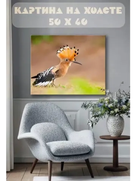 Картина на стену 40 X 50 Птица