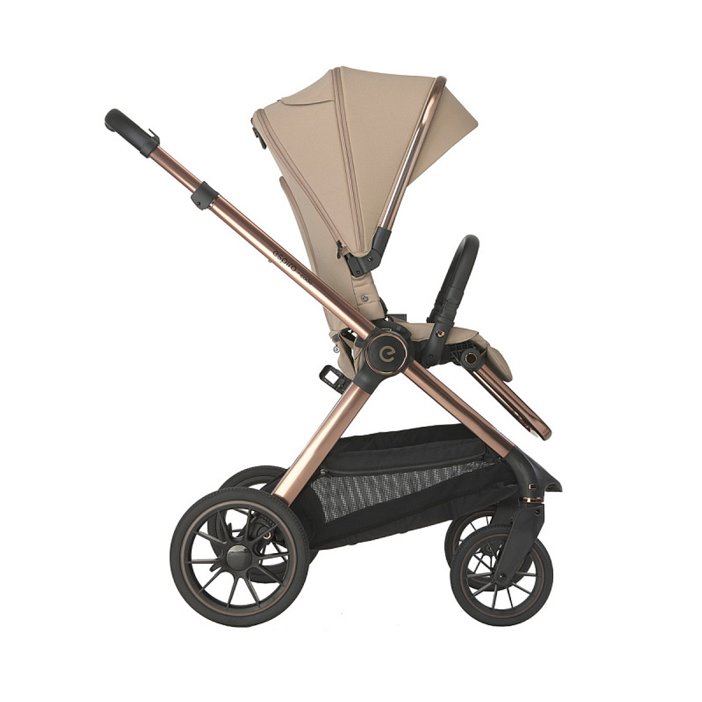 Детская коляска Espiro 3 в 1 Code 2025 19 loving beige/Чёрный (Black 110)
