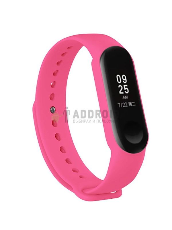 Ремешок для фитнес браслета Xiaomi Mi Band 5 (Pink)