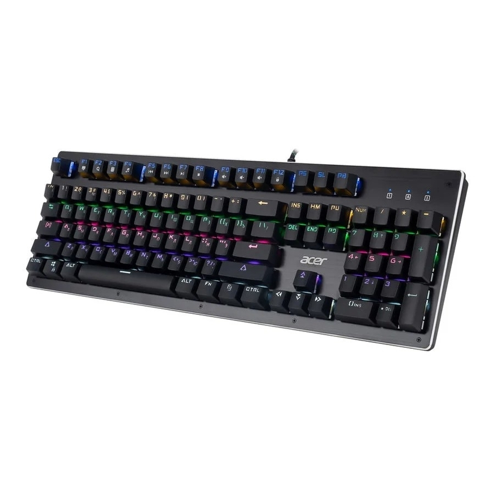 Acer OKW127 [ZL.KBDEE.00H] механическая черный USB for gamer LED