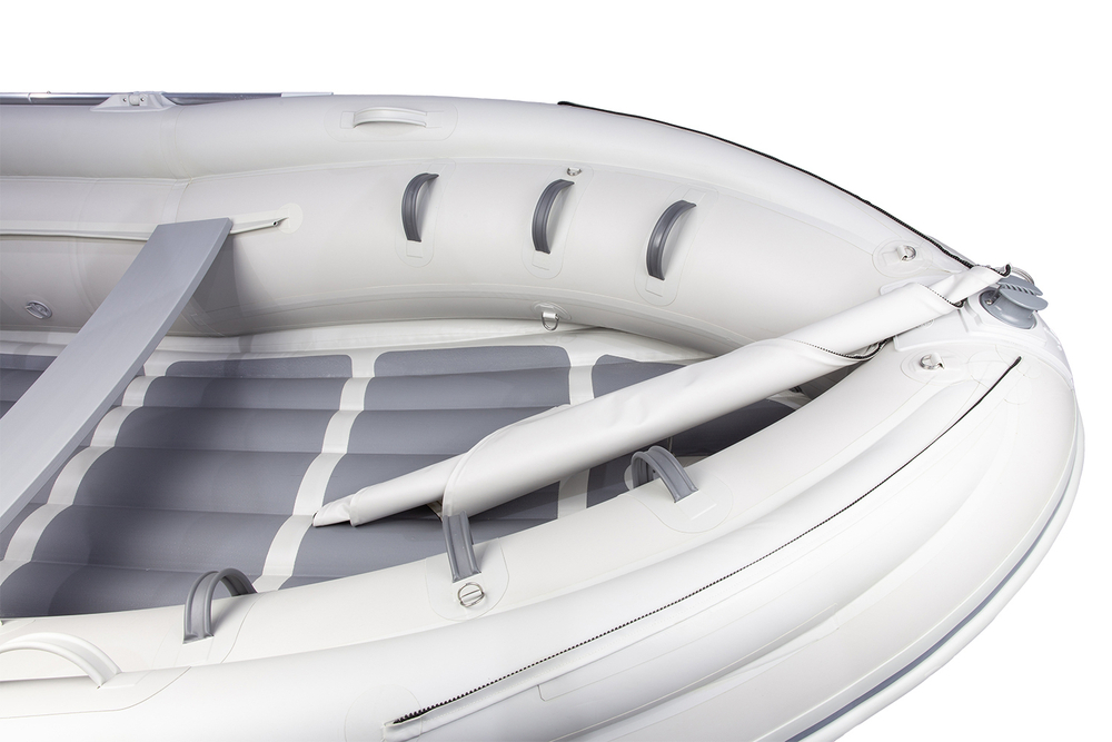 Надувная ПВХ-лодка BADGER Air Line 420S с штормовым бортом, Серый