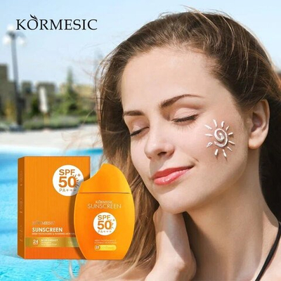 Солнцезащитный крем KORMESIC, водостойкий, SPF 50, для лица и тела, 50мл