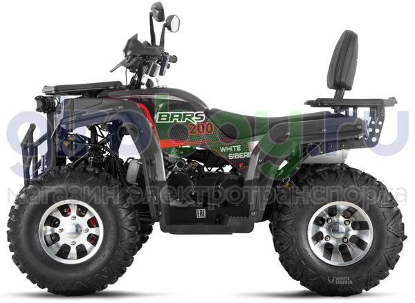 Бензиновый квадроцикл WHITE SIBERIA BARS 200CC PRO (Черный)