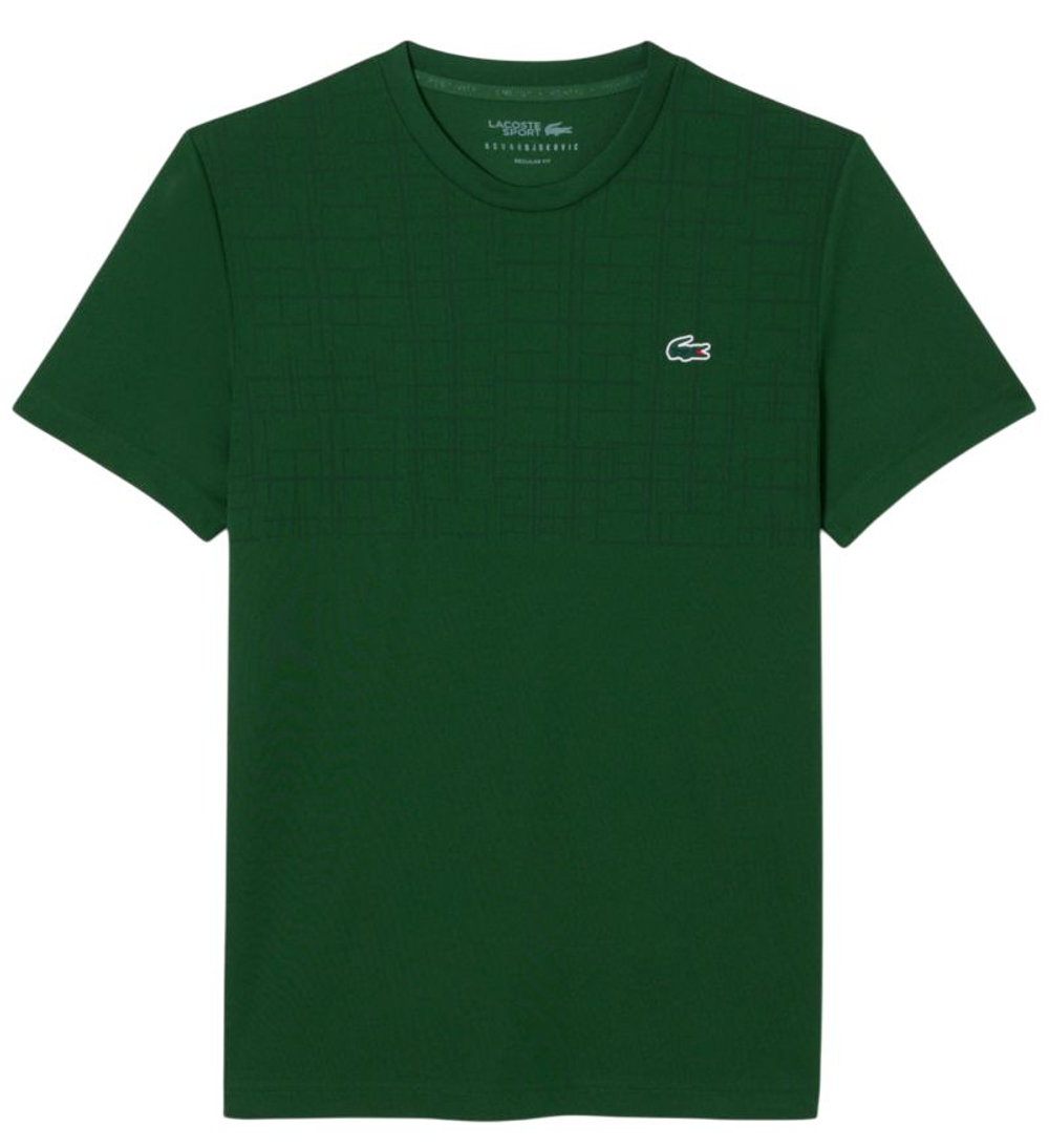 Теннисная футболка Lacoste Tennis x Novak Djokovic - pine green