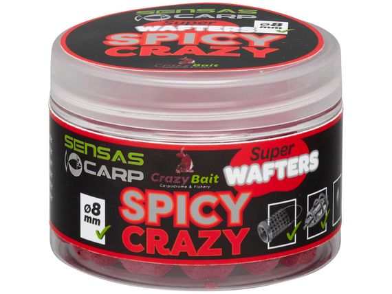 Мини бойлы нейтральные Sensas CRAZY SPICY CRAZY 8мм 0.08кг