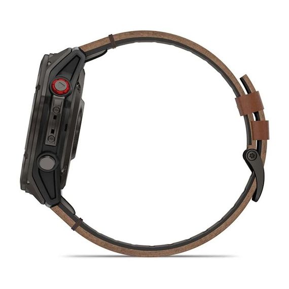 Умные часы Garmin Fenix 8 Pro 51mm Amoled Sapphire Titanium Carbon Grey Chestnut Leather