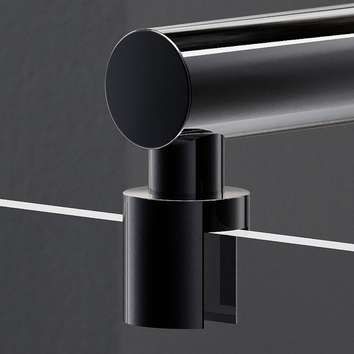 Душевая перегородка AM.PM X-Joy 90 W94WI-90-F1-MTE профиль Хром матовый стекло прозрачное