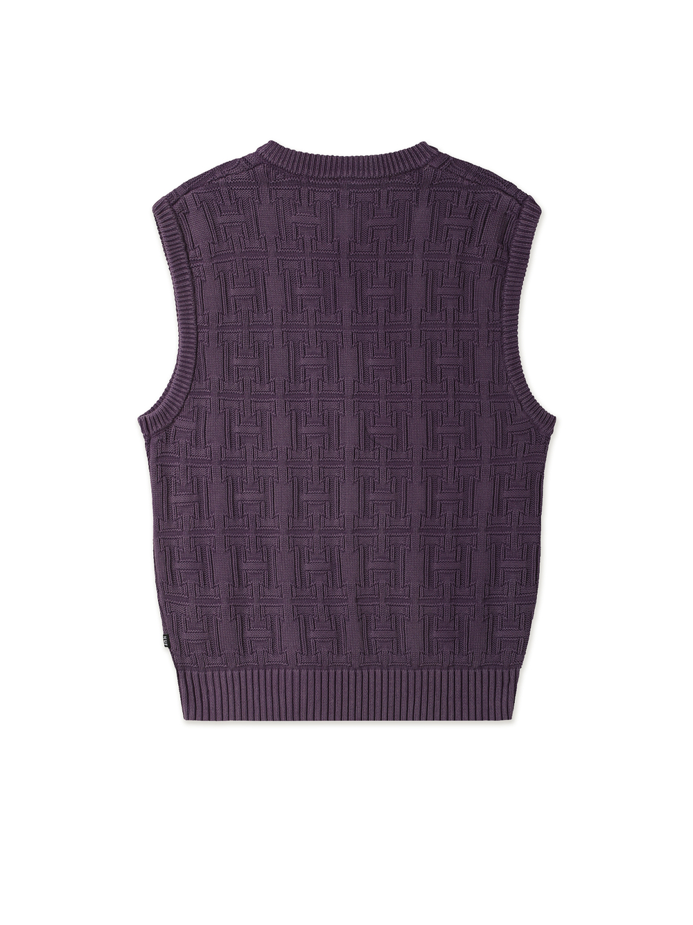 Мужской Жилет Interlaced Jacquard Overdyed