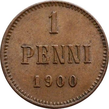 1 пенни 1900 (монета для Финляндии)