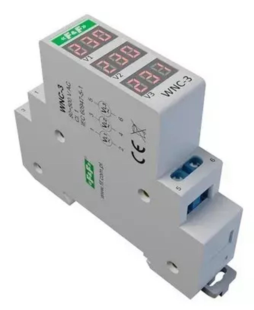 Указатель напряжения (вольтметр) WNC-3 3-фазн. 80-500В F&F