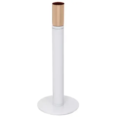 Подсвечник «GLOSS» 8*20 см, Белый/золото