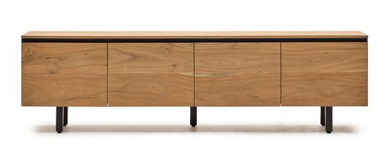 Uxue Тумба под ТВ из массива акации в натуральной отделке 200 x 58 см цвет натуральный