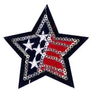 Нашивка Звезда с флагом США