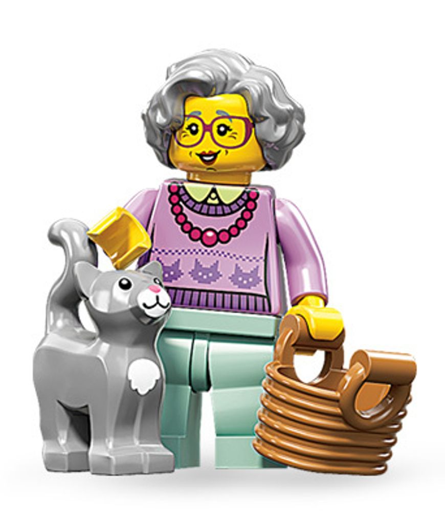 Минифигурка LEGO 71002 - 14 Бабушка