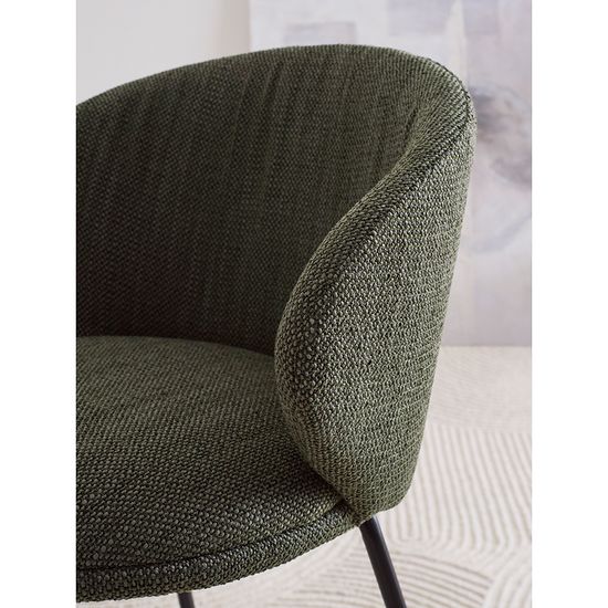 Стул полубарный comfy, рогожка, шпинат