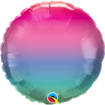 Шар фольгированный Круг 46 см (Радужный)