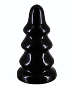 Черная анальная пробка MAGNUM 18 - 20,5 см. (Цвет: черный)