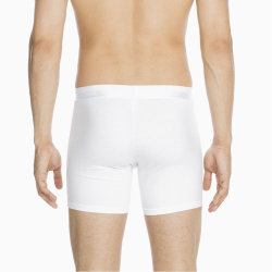 Мужские трусы боксеры удлиненные белые HOM HO1 Long Boxer Briefs HO1 359519_400003