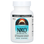 Source Naturals, NKO™, Neptune, масло криля, 500 мг, 30 капсул