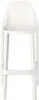 Барный стул Piu, белый
