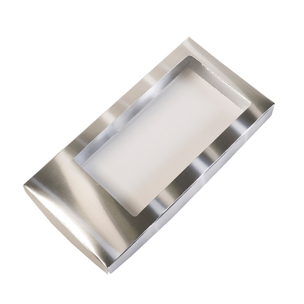 Упаковка для шоколадной плитки 16*8*1,7 см (СЕРЕБРО)