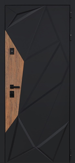Стальная дверь "Макс 3D" с зеркалом (адаптивная замковая часть). Заказная модель.