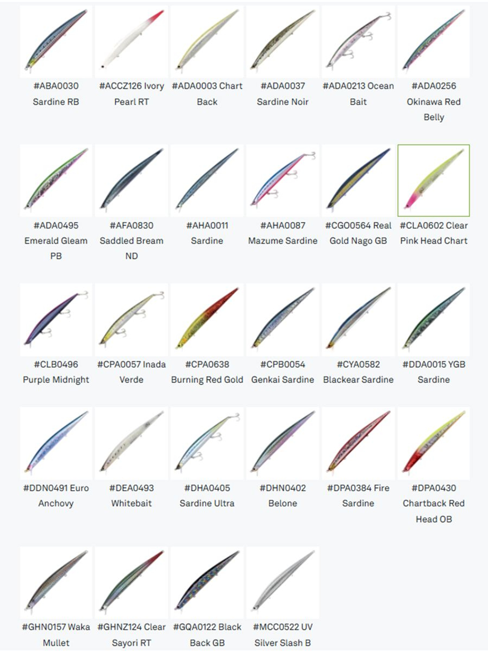 Воблер DUO Tide Minnow Slim 175 Flyer, DHA0405 Sardine Ultra, 175 мм, 29 г, тонущий, минноу
