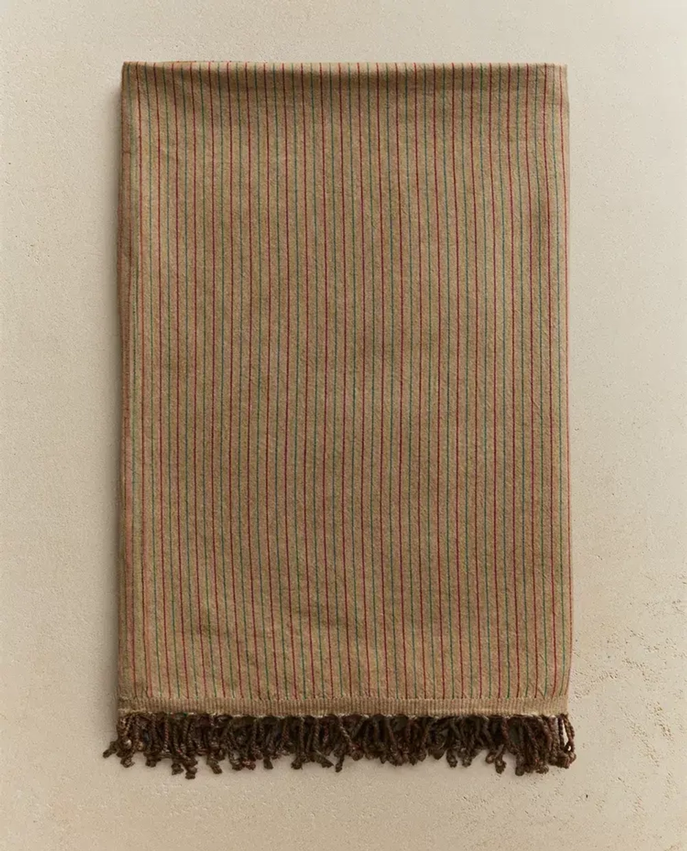 ZARA HOME ПЛЕД С ПОЛОСКАМИ, РАЗНОЦВЕТНЫЙ