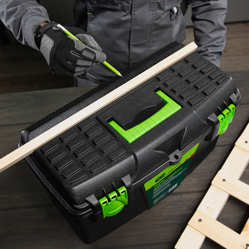 Ящик для инструмента, 530 х 275 х 290 мм, 21", пластик Сибртех