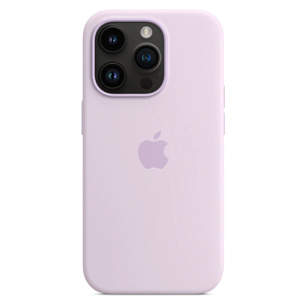 Силиконовый чехол с поддержкой MagSafe Apple Silicone Case для iPhone 14 Pro, Lilac (Сиреневый)