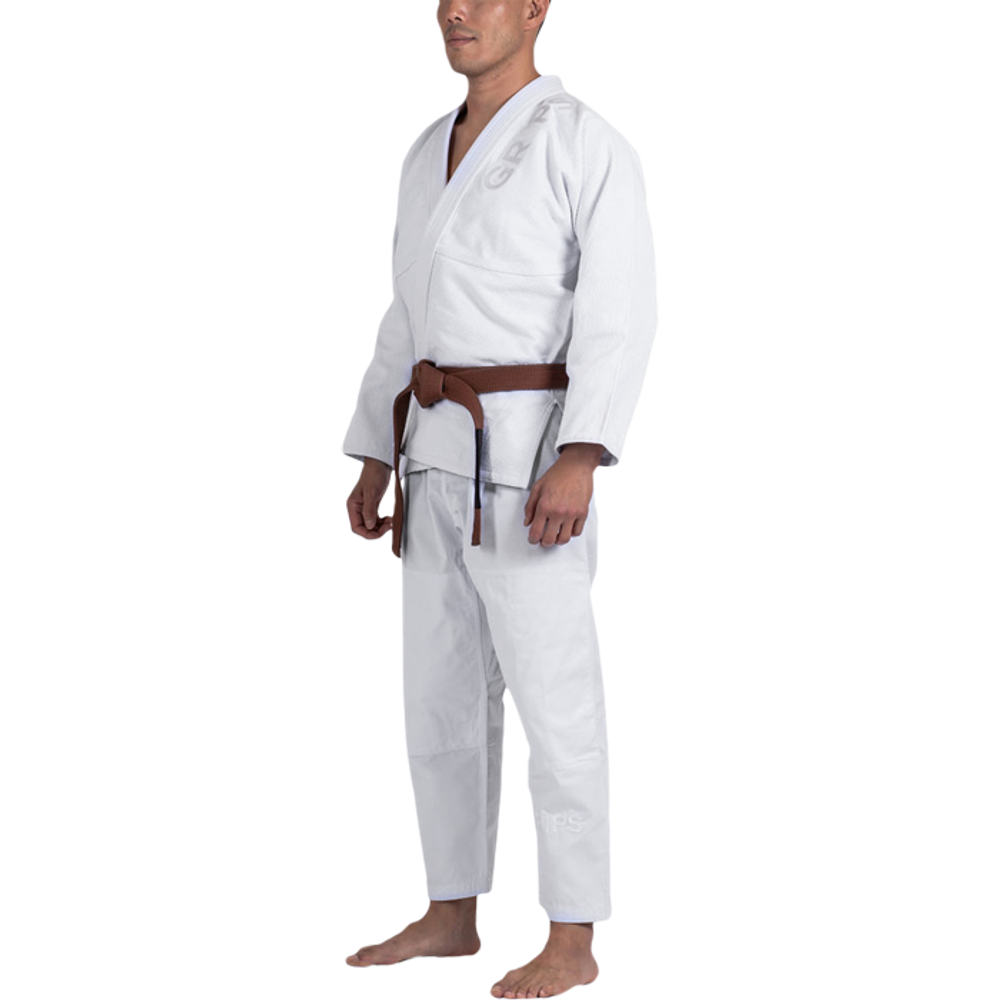 ги для BJJ Grips Primero Competation Stealth White