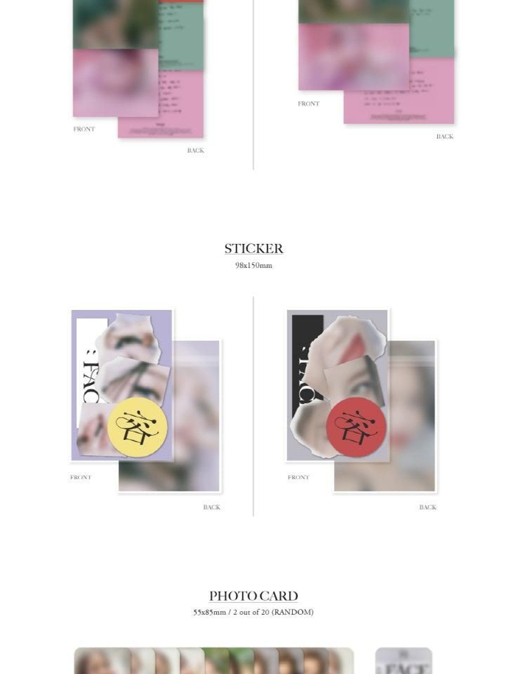 Альбом SOLAR - : FACE 1st Mini Album FACE Version