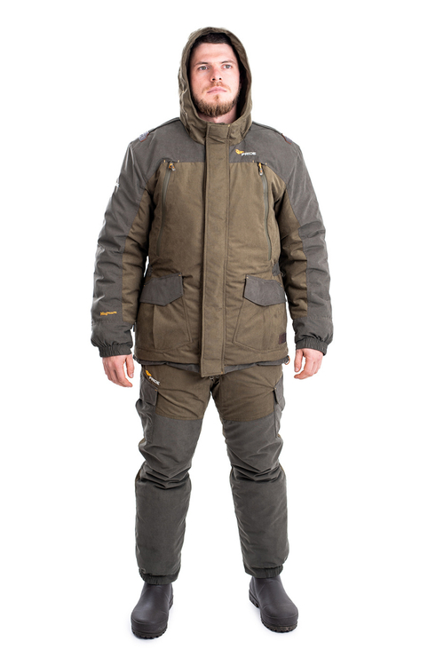 Костюм Горка Магнум Зима -40 (мембрана хаки) PRIDE NOVATEX с Полукомбинезоном