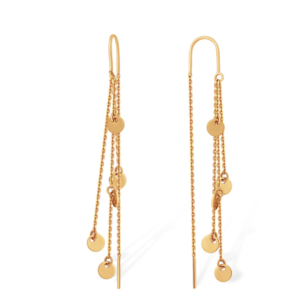 Серьги из золота 585 пробы