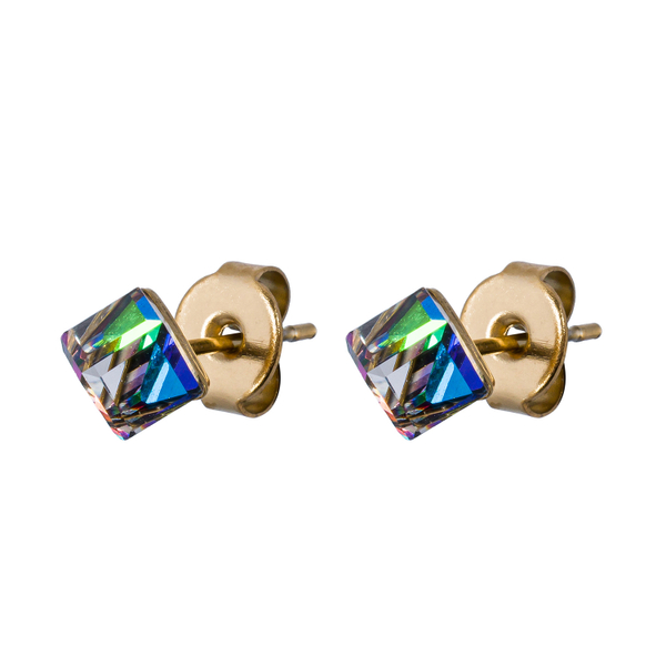 Серьги пусеты Fiore Luna Crystal Holographic SWE0127/1 H G