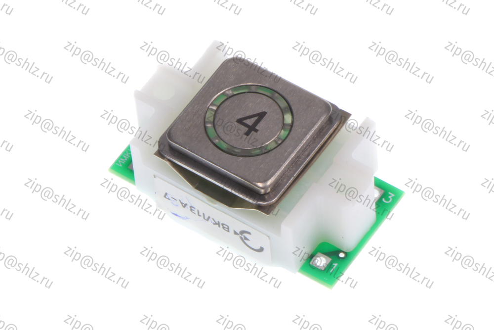 Кнопка (кнопочный модуль) ВКЛ13А-7 "4 этаж"