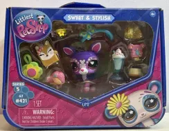 Игровой набор "Стиль", фигурка животного саксессуарами, Олененок