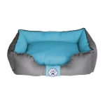 лежанка для небольшой собаки 70х50 бирюзовая