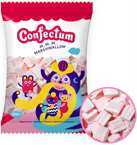 Зефир жевательный Confectum Cryaons с ароматом Земляника 200г