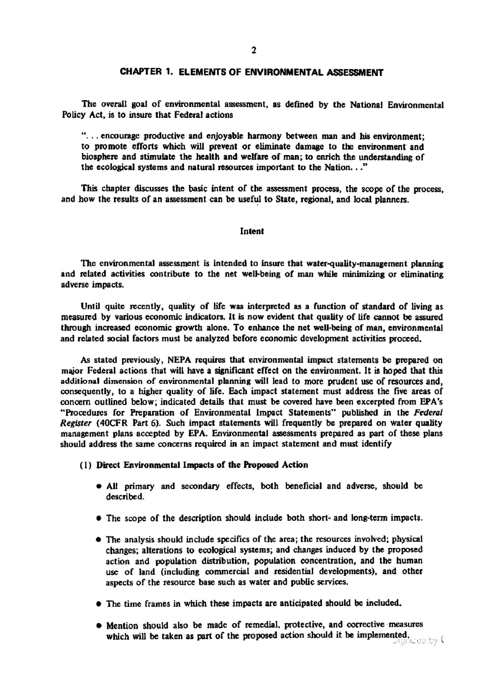 Environmental assessments for effective water quality management planning | Norbert Dee; N.L. Drobny