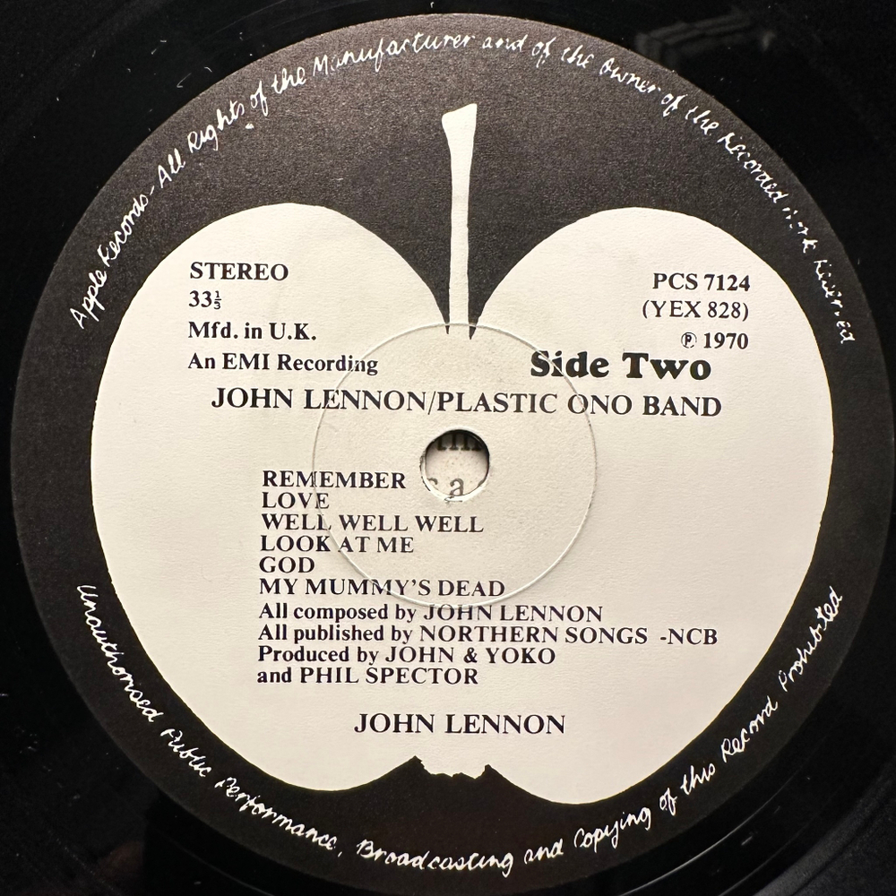 John Lennon / Plastic Ono Band - John Lennon / Plastic Ono Band (Англия)