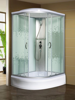 Душевая кабира  МОНОМАХ 10000005822 100/80/24 МЗ R, 1000х800х2100, асимметричная